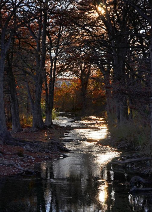 Medina River Sunset